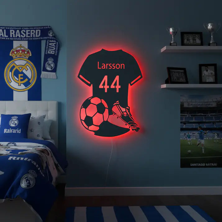 Soccer Mirror with LED Lighting