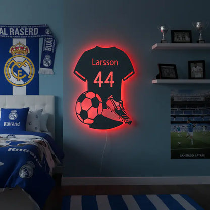 Soccer Mirror with LED Lighting