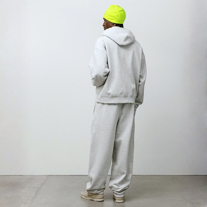 Fleece Zip Hoodie SET "Grey"