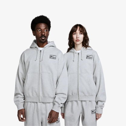 Fleece Zip Hoodie SET "Grey"