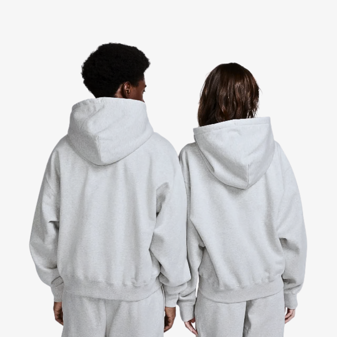 Fleece Zip Hoodie SET "Grey"