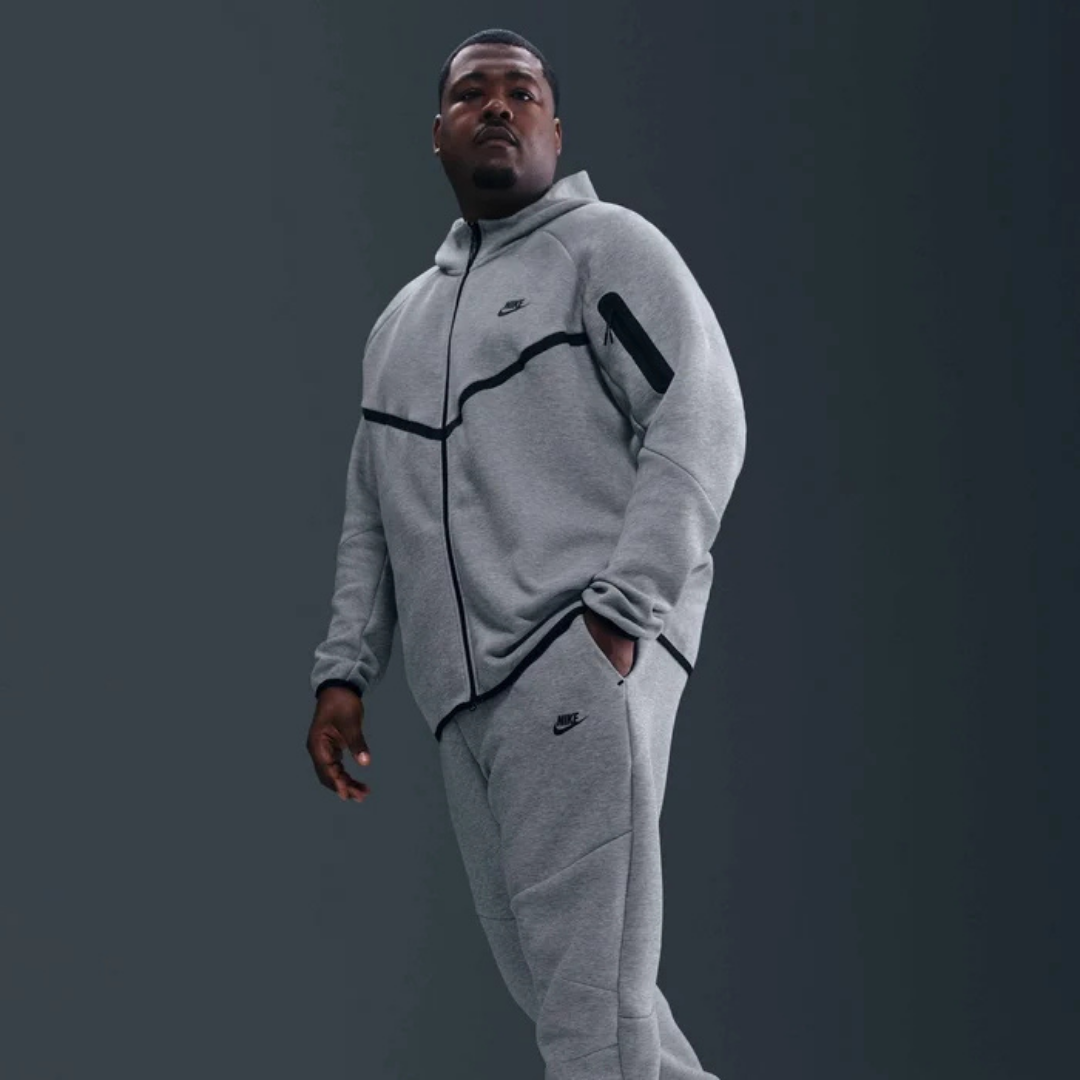 Tech Fleece Windrunner Full-Zip Hoodie Grey