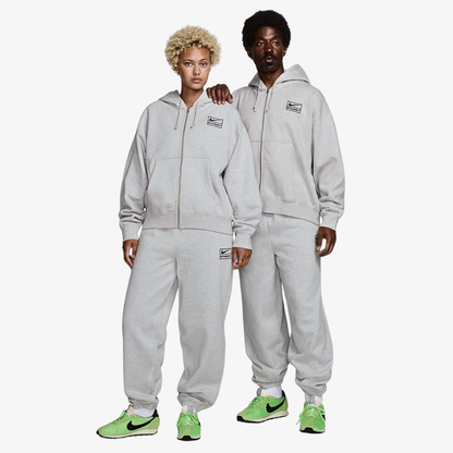 Fleece Zip Hoodie SET "Grey"