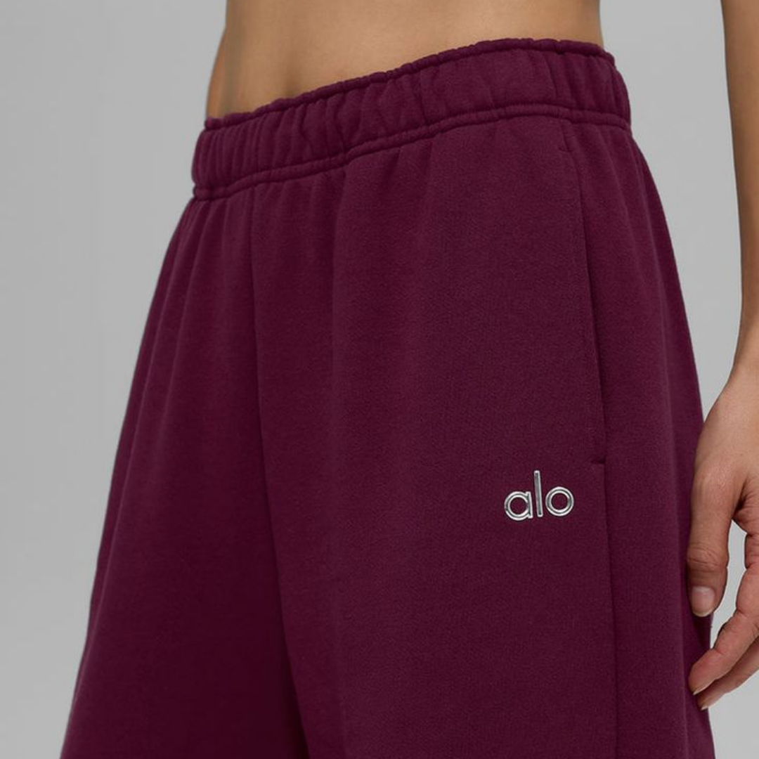 Yoga Burgundy Sweatshirt and Joggers Set