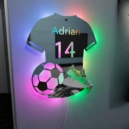 Soccer Mirror with LED Lighting