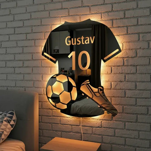 Soccer Mirror with LED Lighting