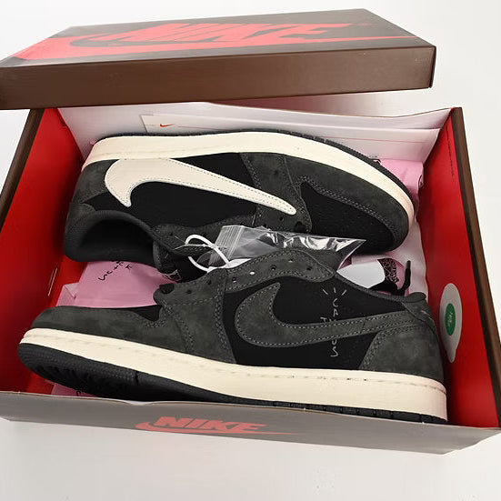 AJ1 x Travis Scott Low Black Grey