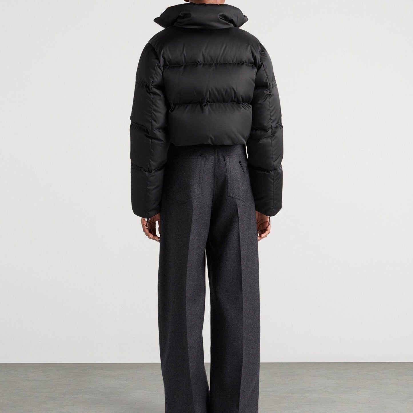 Padded Stand-Up Collar Jacket