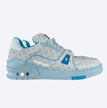 Tyler Ice Blue Monogram Trainers