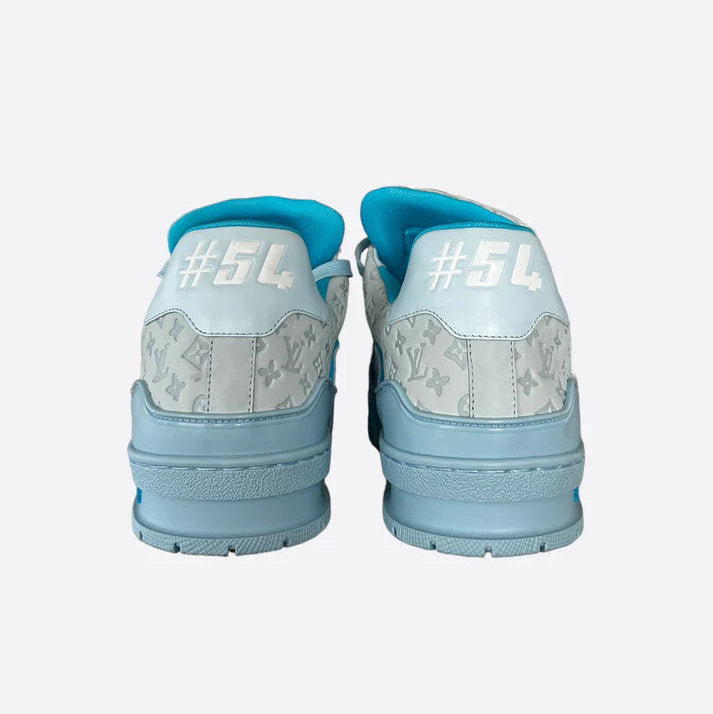 Tyler Ice Blue Monogram Trainers