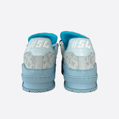 Tyler Ice Blue Monogram Trainers