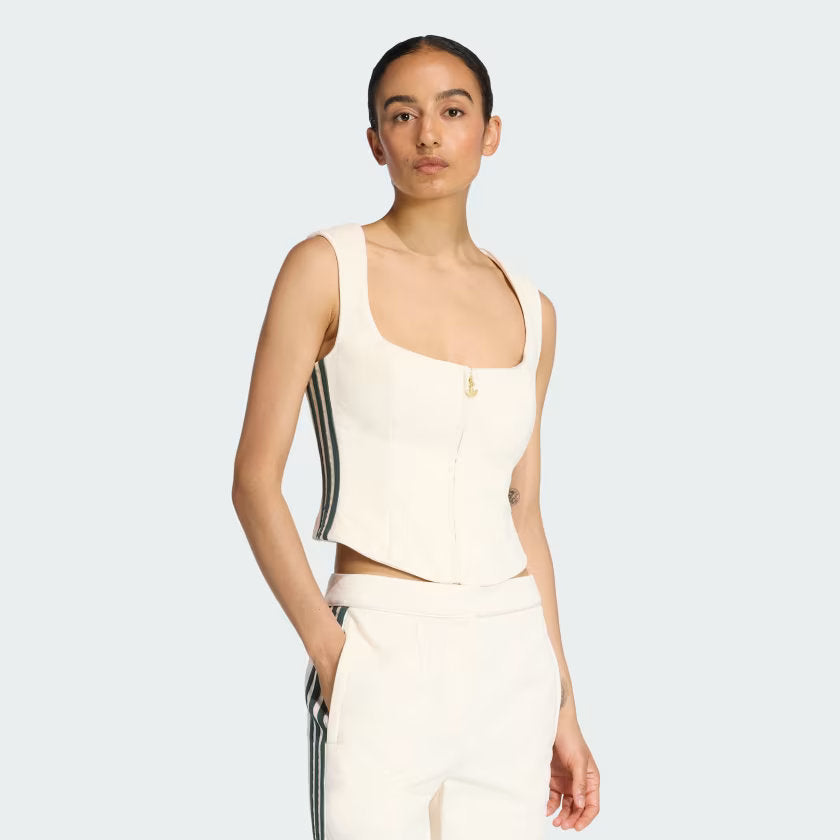 Originals Velvet Corset White