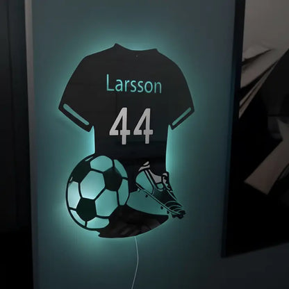 Soccer Mirror with LED Lighting